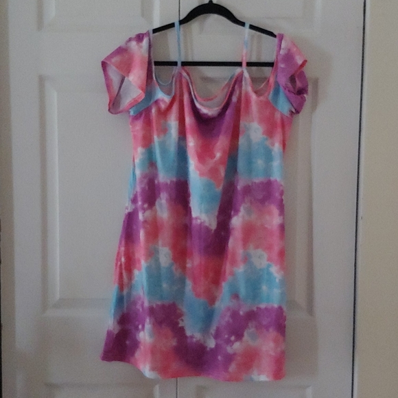 NWOT SHEIN Tie Dye T-Shirt Dress - Picture 3 of 3